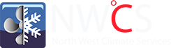 North West Climate Services Logo White Text